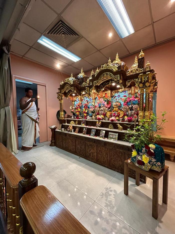 Deity worship at the temple